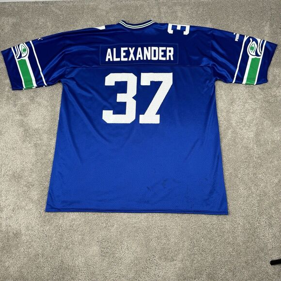 Puma Shaun Alexander #37 Seattle Seahawks Vintage Football Jersey Men 2XL Retro - Picture 6 of 9